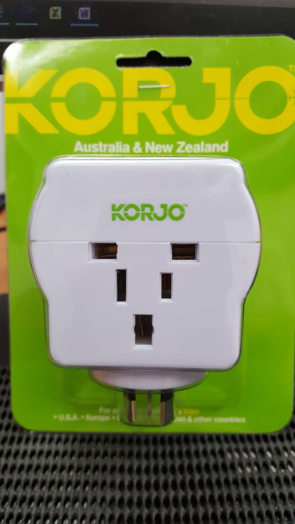 Korjo USA, Europe, Great Britain Adaptor Set