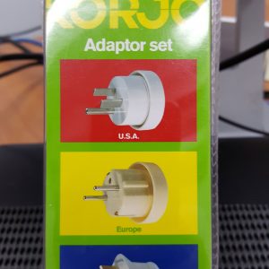 Korjo USA, Europe, Great Britain Adaptor Set