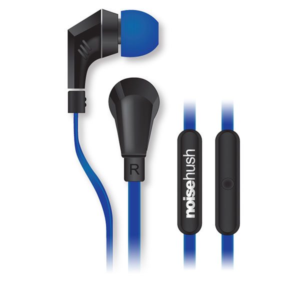 noisehush earphones NX80-Black-Blue-Product